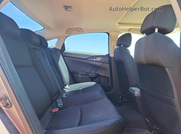 2HGFC1F36HH638366 2017 HONDA CIVIC Gray Widok tylnych siedzeń