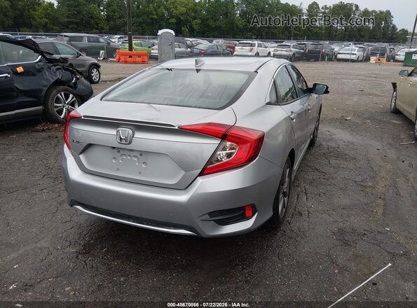 2HGFC1F36KH651528 2019 HONDA CIVIC Gray Задня права чверть