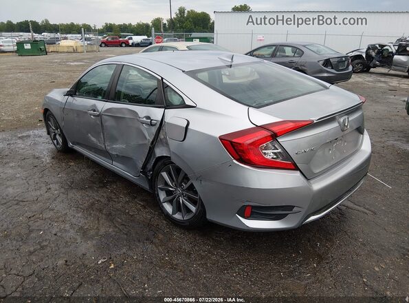2HGFC1F36KH651528 2019 HONDA CIVIC Gray Задня ліва чверть