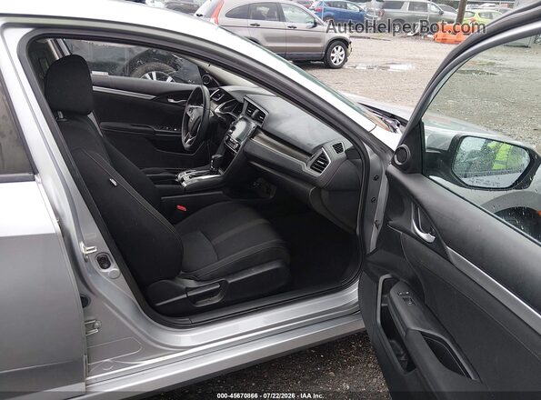 2HGFC1F36KH651528 2019 HONDA CIVIC Gray Вид салону спереду