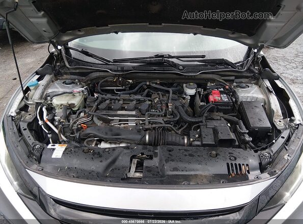 2HGFC1F36KH651528 2019 HONDA CIVIC Gray Вид ззаду