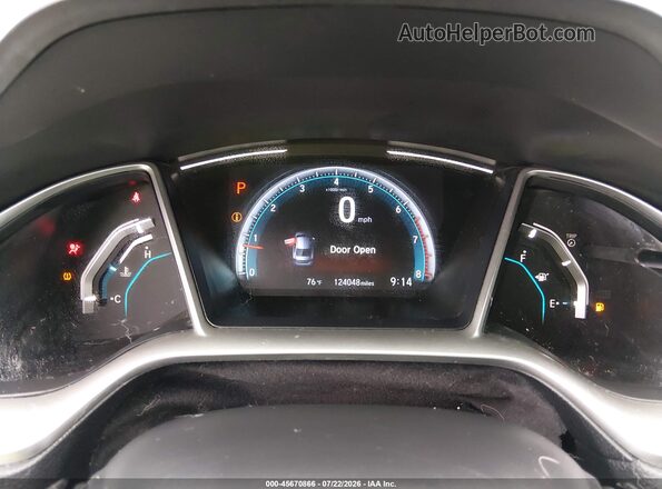 2HGFC1F36KH651528 2019 HONDA CIVIC Gray Вид задніх сидінь
