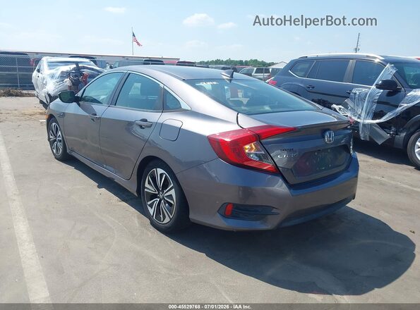 2HGFC1F37HH638702 2017 HONDA CIVIC Серый Задняя левая четверть
