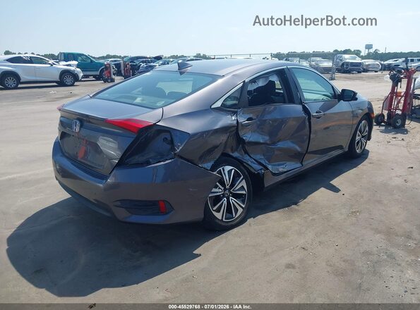 2HGFC1F37HH638702 2017 HONDA CIVIC Серый Задняя правая четверть