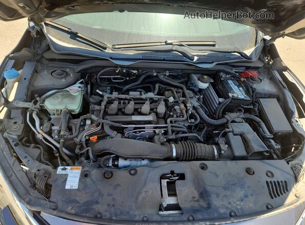 2HGFC1F37JH642335 2018 HONDA CIVIC Gray Սալոնի հետևի տեսք
