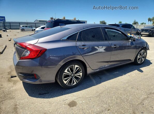 2HGFC1F37JH642335 2018 HONDA CIVIC Gray Հետևի աջ