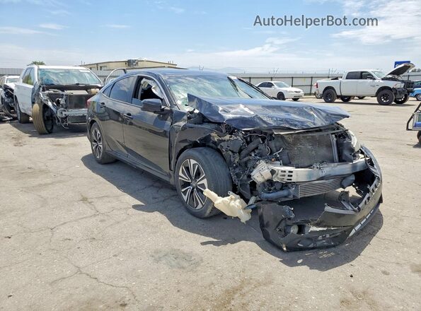 2HGFC1F38GH641803 2016 HONDA CIVIC Black წინა მარჯვენა