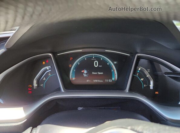 2HGFC1F38HH633136 2017 HONDA CIVIC Gray Vista del cuadro de instrumentos