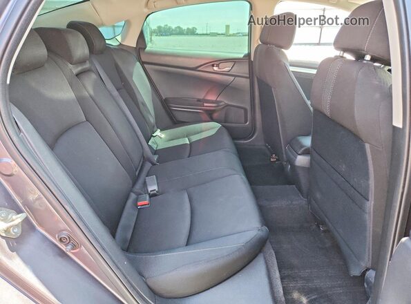 2HGFC1F38HH633136 2017 HONDA CIVIC Gray Vista de los asientos traseros