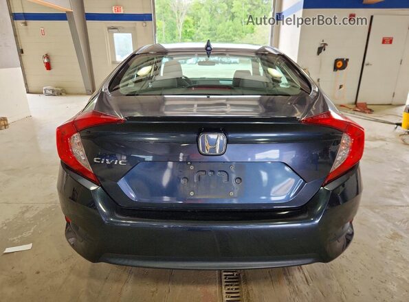 2HGFC1F38HH646839 2017 HONDA CIVIC Gray Vista trasera