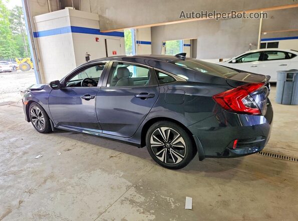 2HGFC1F38HH646839 2017 HONDA CIVIC Gray Trasero izquierdo