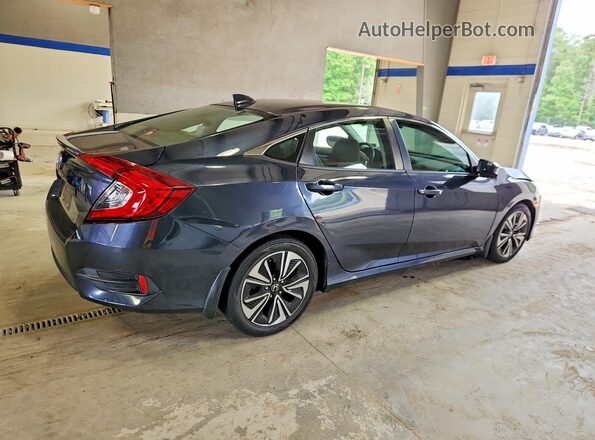 2HGFC1F38HH646839 2017 HONDA CIVIC Gray Trasero derecho