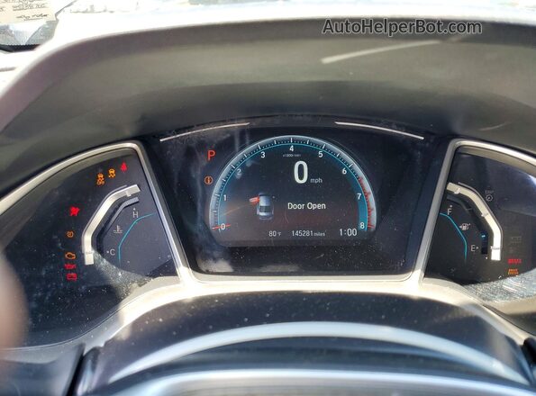2HGFC1F38HH646839 2017 HONDA CIVIC Gray Vista del cuadro de instrumentos