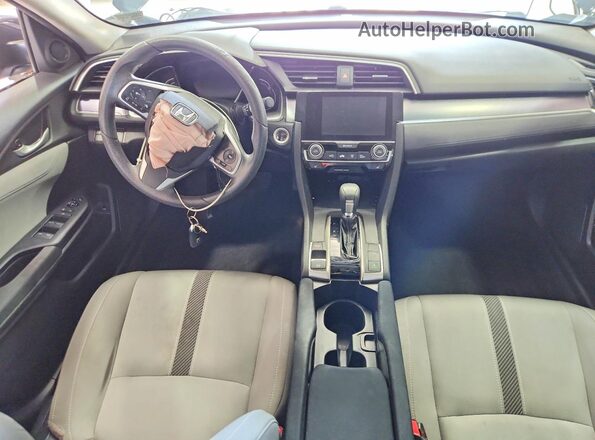 2HGFC1F38HH646839 2017 HONDA CIVIC Gray Vista del salpicadero