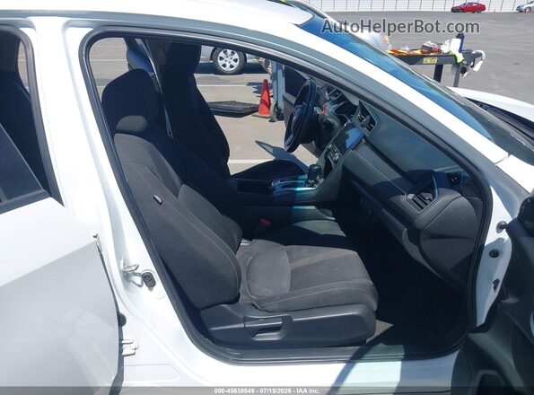 2HGFC1F38JH642974 2018 HONDA CIVIC White Вид салону спереду
