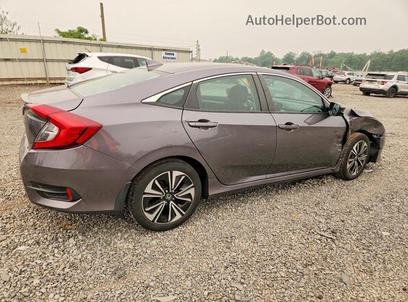 2HGFC1F39GH636691 2016 HONDA CIVIC Gray Trasero derecho