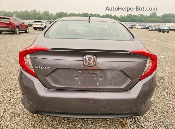 2HGFC1F39GH636691 2016 HONDA CIVIC Gray Vista trasera