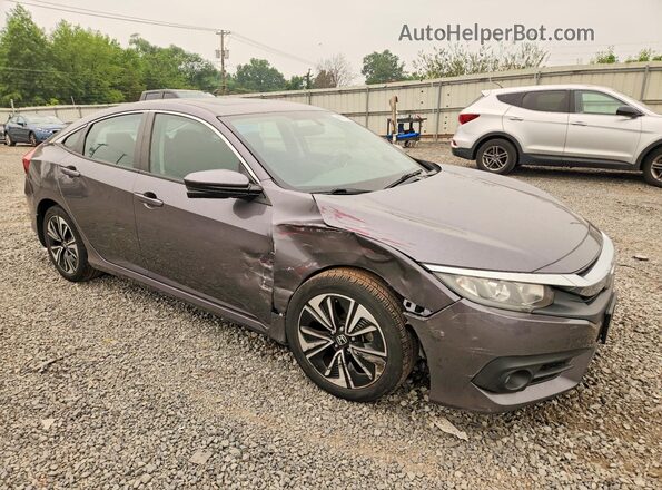 2HGFC1F39GH636691 2016 HONDA CIVIC Gray Delantero derecho