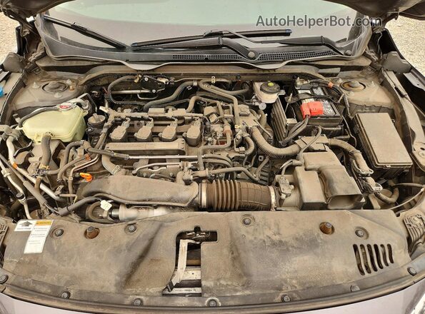 2HGFC1F39GH636691 2016 HONDA CIVIC Gray Vista interior trasera