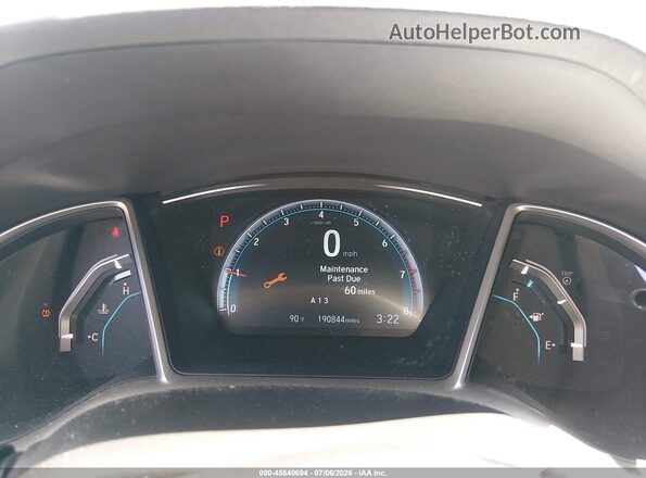 2HGFC1F39GH638148 2016 HONDA CIVIC Silver Հետևի նստատեղերի տեսք