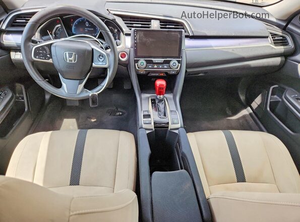 2HGFC1F39GH650140 2016 HONDA CIVIC Black წინა პანელის ხედი