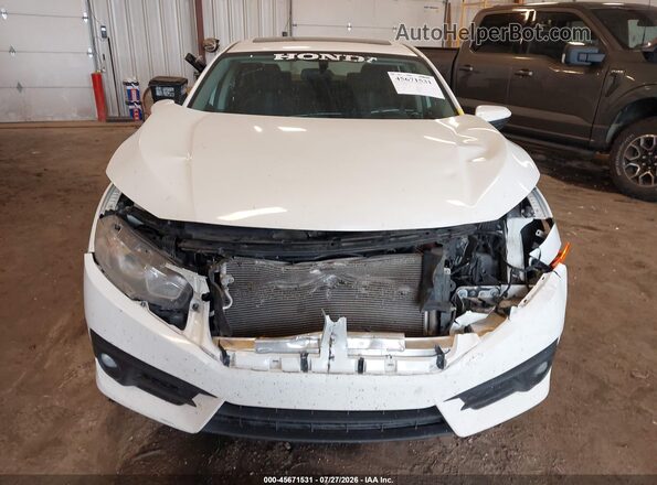 2HGFC1F39HH649457 2017 HONDA CIVIC White Widok zestawu wskaźników