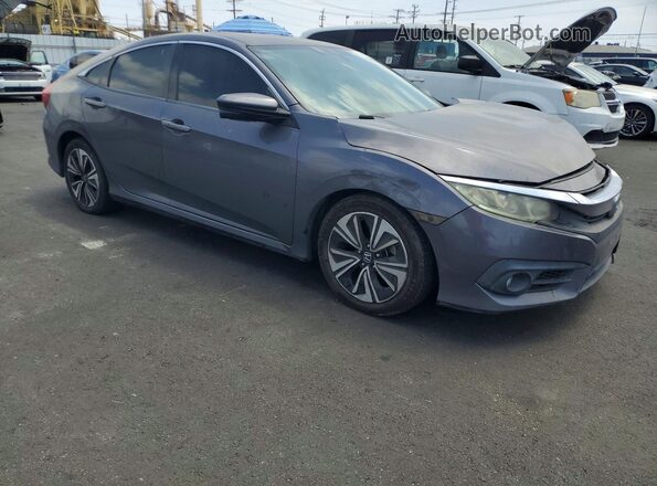 2HGFC1F39HH650480 2017 HONDA CIVIC Gray Przód prawy