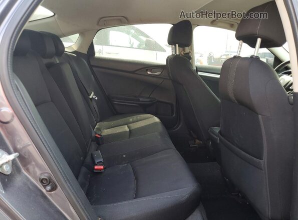 2HGFC1F39HH650480 2017 HONDA CIVIC Gray Widok tylnych siedzeń