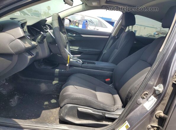 2HGFC1F39HH650480 2017 HONDA CIVIC Gray Widok wnętrza z przodu
