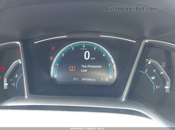2HGFC1F39HH657722 2017 HONDA CIVIC White Вид задніх сидінь