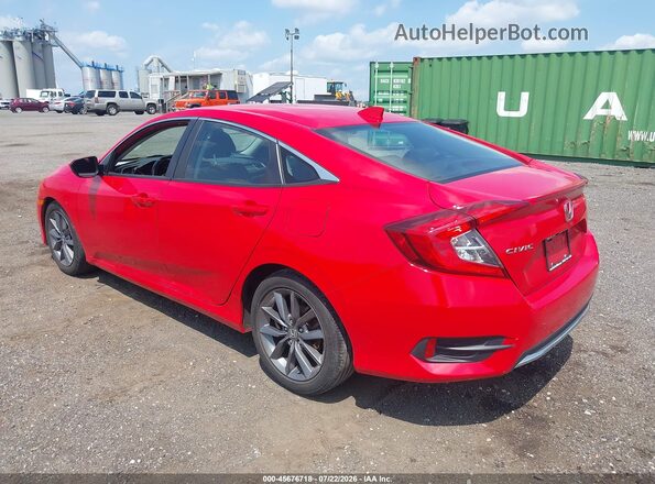 2HGFC1F39LH680068 2020 HONDA CIVIC Red Հետևի ձախ
