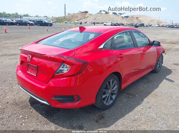 2HGFC1F39LH680068 2020 HONDA CIVIC Red Հետևի աջ