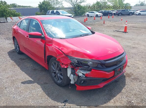 2HGFC1F39LH680068 2020 HONDA CIVIC Red Դիմացի տեսք