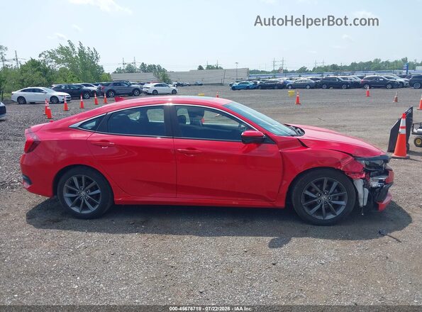 2HGFC1F39LH680068 2020 HONDA CIVIC Red Սալոնի հետևի տեսք