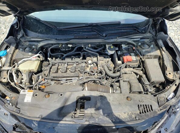 2HGFC1F39MH701535 2021 HONDA CIVIC Gray Սալոնի հետևի տեսք