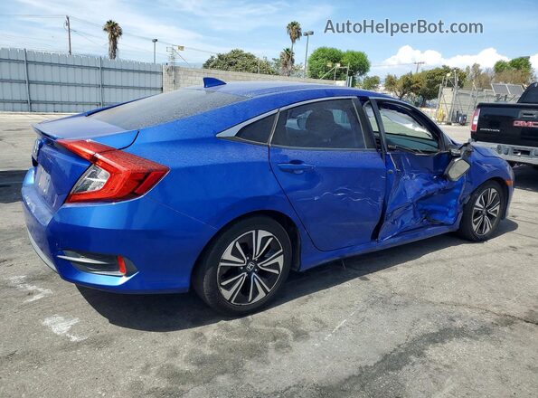 2HGFC1F3XGH640541 2016 HONDA CIVIC Blue Հետևի աջ