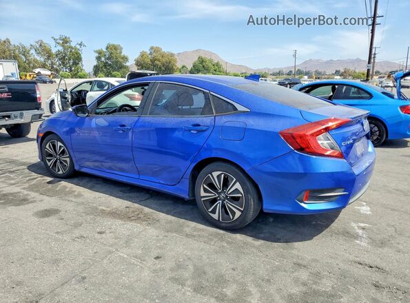 2HGFC1F3XGH640541 2016 HONDA CIVIC Blue Հետևի ձախ