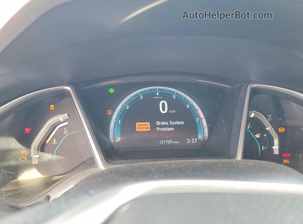 2HGFC1F3XGH640541 2016 HONDA CIVIC Blue Սարքավորումների վահանակի տեսք