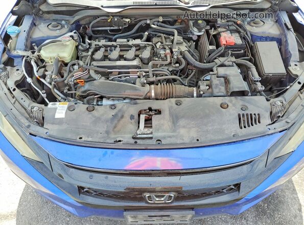 2HGFC1F3XGH640541 2016 HONDA CIVIC Blue Սալոնի հետևի տեսք