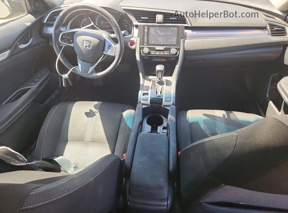 2HGFC1F3XJH642605 2018 HONDA CIVIC Серебряный Вид панели приборов
