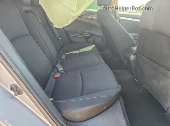 2HGFC1F3XJH642605 2018 HONDA CIVIC Серебряный Вид задних сидений