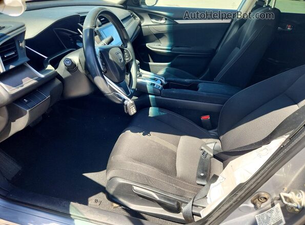 2HGFC1F3XJH642605 2018 HONDA CIVIC Серебряный Вид салона спереди