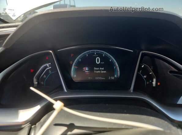 2HGFC1F3XJH642605 2018 HONDA CIVIC Серебряный Вид щитка приборов