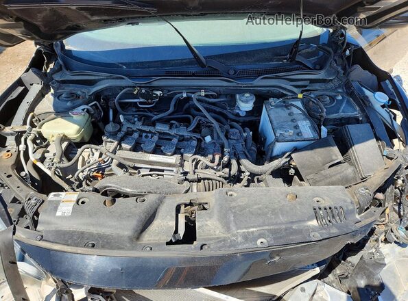 2HGFC1F40GH107588 2016 HONDA CIVIC Black უკანა სალონის ხედი