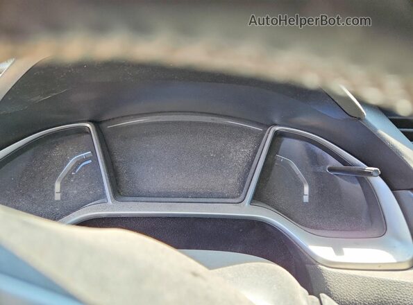 2HGFC1F40GH107588 2016 HONDA CIVIC Black ხელსაწყოთა პანელის ხედი
