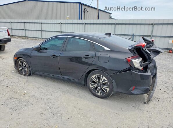 2HGFC1F42HH635800 2017 HONDA CIVIC Black Trasero izquierdo