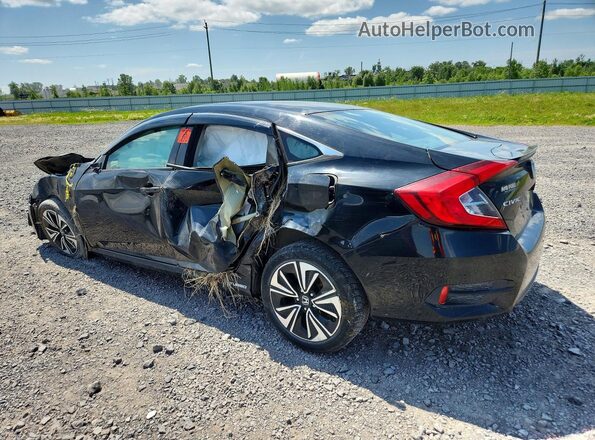 2HGFC1F42JH106563 2018 HONDA CIVIC Black Rear left