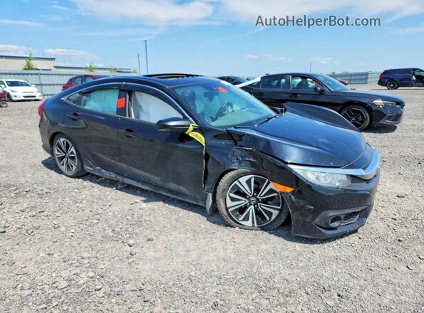 2HGFC1F42JH106563 2018 HONDA CIVIC Black Front right