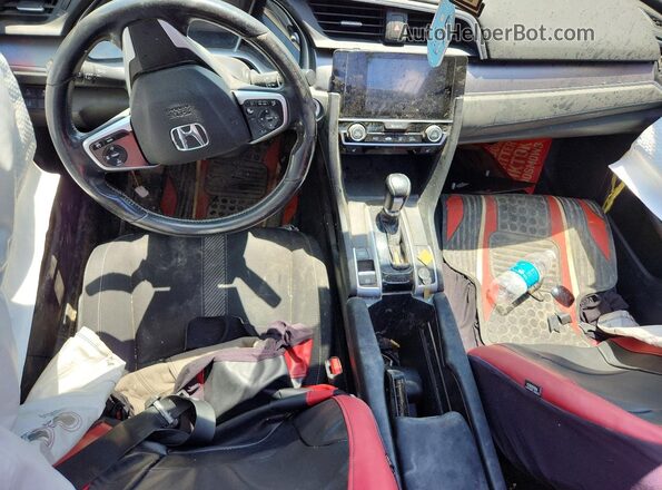 2HGFC1F42JH106563 2018 HONDA CIVIC Black Dashboard view