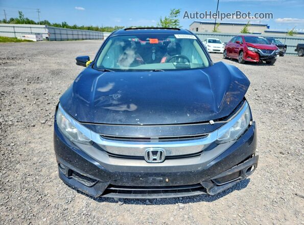 2HGFC1F42JH106563 2018 HONDA CIVIC Black Front view